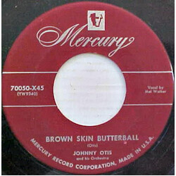 Johnny Otis And His Orchestra Brown Skin Butterball / The Love Bug Boogie USED VINYL 7INCH 45 RPM SINGLE