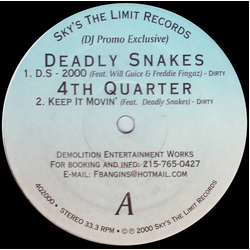 Deadly Snakes / 4th Quarter DJ Promo Exclusive Vinyl 12" USED