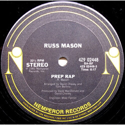 Russ Mason Prep Rap USED VINYL 12INCH 33 S RPM