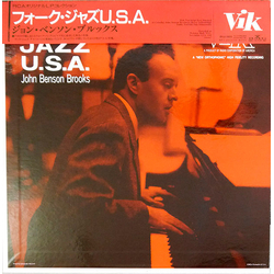 John Benson Brooks Folk Jazz U.S.A. Vinyl LP USED