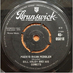 Bill Haley And His Comets Puerto Rican Peddler USED VINYL 7INCH 45 RPM SINGLE