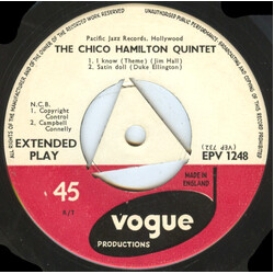The Chico Hamilton Quintet I Know (Theme) USED VINYL 7INCH EP 45 RPM