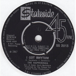 The Happenings I Got Rhythm USED VINYL 7INCH SINGLE 45 RPM