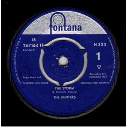 The Hunters The Storm USED VINYL 7INCH 45 RPM SINGLE