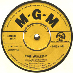 Marvin Rainwater Whole Lotta Woman USED VINYL 7INCH 45 RPM REISSUE MONO