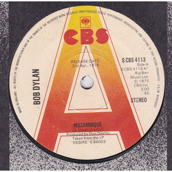 Bob Dylan Mozambique USED VINYL 7INCH 45 RPM SINGLE PROMO STEREO