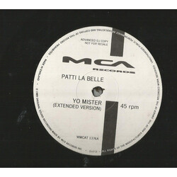 Patti LaBelle Yo Mister USED VINYL 12INCH 45 RPM PROMO