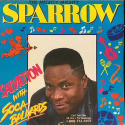 Mighty Sparrow Salvation With Soca Ballards Vinyl LP USED