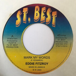 Edi Fitzroy / Ian Silk Mark My Words USED VINYL 7INCH SINGLE