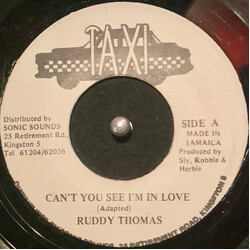 Ruddy Thomas Cant You See Im In Love USED VINYL 7INCH 45 RPM STEREO