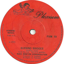 The Mike Morton Congregation Burning Bridges USED VINYL 7INCH 45 RPM