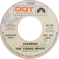 The Young Brass Feverish / Emotions USED VINYL 7INCH 45 RPM PROMO