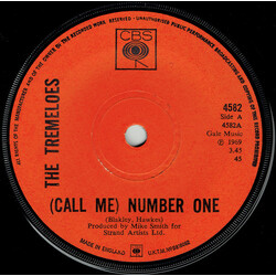 The Tremeloes (Call Me) Number One VINYL 7" USED