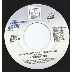 Commodores Animal Instinct USED VINYL 7INCH SINGLE PROMO