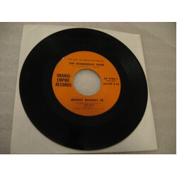Mickey Rooney Jr. The Wandering Wind USED VINYL 7INCH 45 RPM SINGLE
