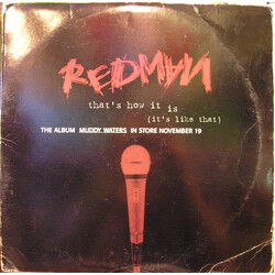 Redman That's How It Is (It's Like That) USED VINYL 12INCH 33 S RPM PROMO STEREO