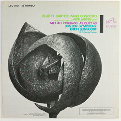 Elliott Carter / Jacob Lateiner / Michael Colgrass / Boston Symphony Orchestra / Erich Leinsdorf Piano Concerto / As Quiet As Vinyl LP USED