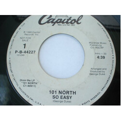 101 North So Easy USED VINYL 7INCH PROMO