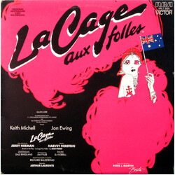 Jerry Herman / Keith Michell / Jon Ewing La Cage Aux Folles (Original Australian Cast Recording) Vinyl LP USED
