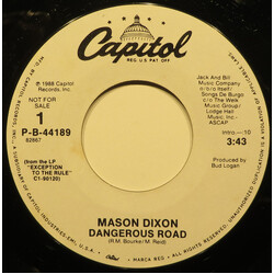 Mason Dixon Dangerous Road USED VINYL 7INCH 45 RPM PROMO STYRENE