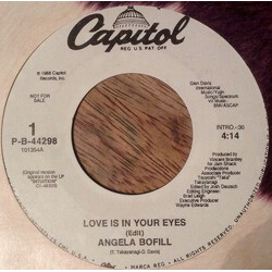 Angela Bofill Love Is In Your Eyes USED VINYL 7INCH 45 RPM SINGLE PROMO