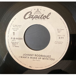Johnny Rodriguez (4) I Wanta Wake Up With You USED VINYL 7INCH 45 RPM PROMO