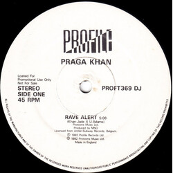 Praga Khan Rave Alert VINYL 12" USED