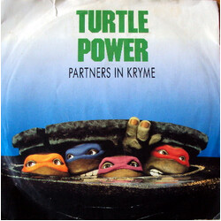 Partners In Kryme Turtle Power USED VINYL 7INCH SINGLE