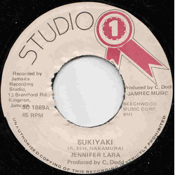 Jennifer Lara Sukiyaki USED VINYL 7INCH 45 RPM SINGLE REPRESS