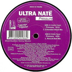 Ultra Naté Pressure USED VINYL 12INCH 33 S RPM MAXI-SINGLE
