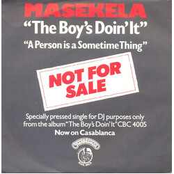 Hugh Masekela The Boy's Doin' It USED VINYL 7INCH SINGLE 45 RPM PROMO