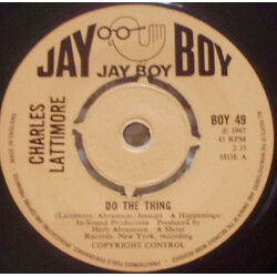 Charles Lattimore Do The Thing USED VINYL 7INCH