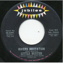 Little Buster Rivers Invitation / Lookin' For A Home USED VINYL 7INCH SINGLE 45 RPM