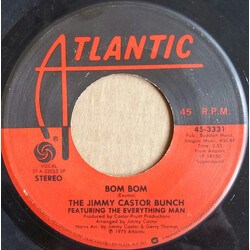 The Jimmy Castor Bunch / The Everything Man Bom Bom USED VINYL 7INCH 45 RPM SINGLE STEREO