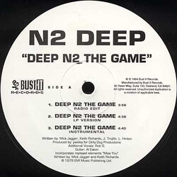 N2DEEP Deep N2 The Game VINYL 12" USED
