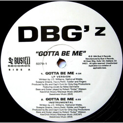 DBG'z Gotta Be Me / Body Lika M.F. (Yo It's On) USED VINYL 12INCH