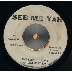 Delroy Wilson I've Been In Love USED VINYL 7INCH 45 RPM