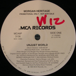 Morgan Heritage Unjust World Vinyl 12" USED