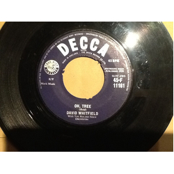 David Whitfield Oh Tree Vinyl 7" USED