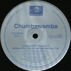 Chumbawamba Amnesia USED VINYL 12INCH 33 S RPM MAXI-SINGLE STEREO