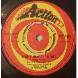 Roosevelt Grier People Make The World USED VINYL 7INCH 45 RPM SINGLE