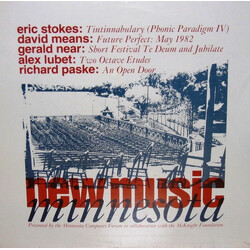 Eric Stokes / David Means (2) / Gerald Near / Alex Lubet / Richard Paske New Music From Minnesota Vinyl LP USED