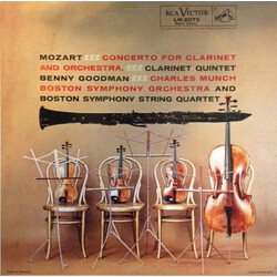 Wolfgang Amadeus Mozart / Benny Goodman Mozart - Concerto For Clarinet And Orchestra Vinyl LP USED