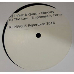 Infest (3) / Quasi (5) / The Law (4) Mercury / Emptiness Is Form USED VINYL 12INCH 45 RPM LIMITED EDITION WHITE LABEL