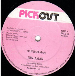 Ninjaman Dan Bad Man Vinyl 12" USED
