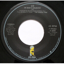 U2 In God's Country USED VINYL 7INCH 45 RPM SINGLE