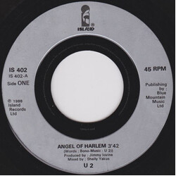 U2 Angel Of Harlem USED VINYL 7INCH 45 RPM SINGLE