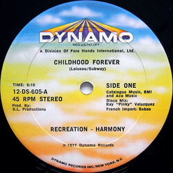 L.E.B. Harmony Childhood Forever / Kid's Dance Vinyl 12" USED