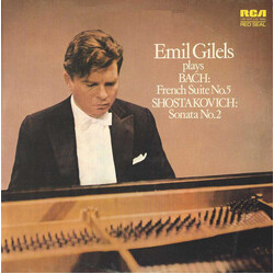 Johann Sebastian Bach / Dmitri Shostakovich / Emil Gilels French Suite No.5 / Sonata No.2 Vinyl LP USED