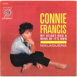 Connie Francis My Heart Has A Mind Of Its Own Vinyl 7" USED